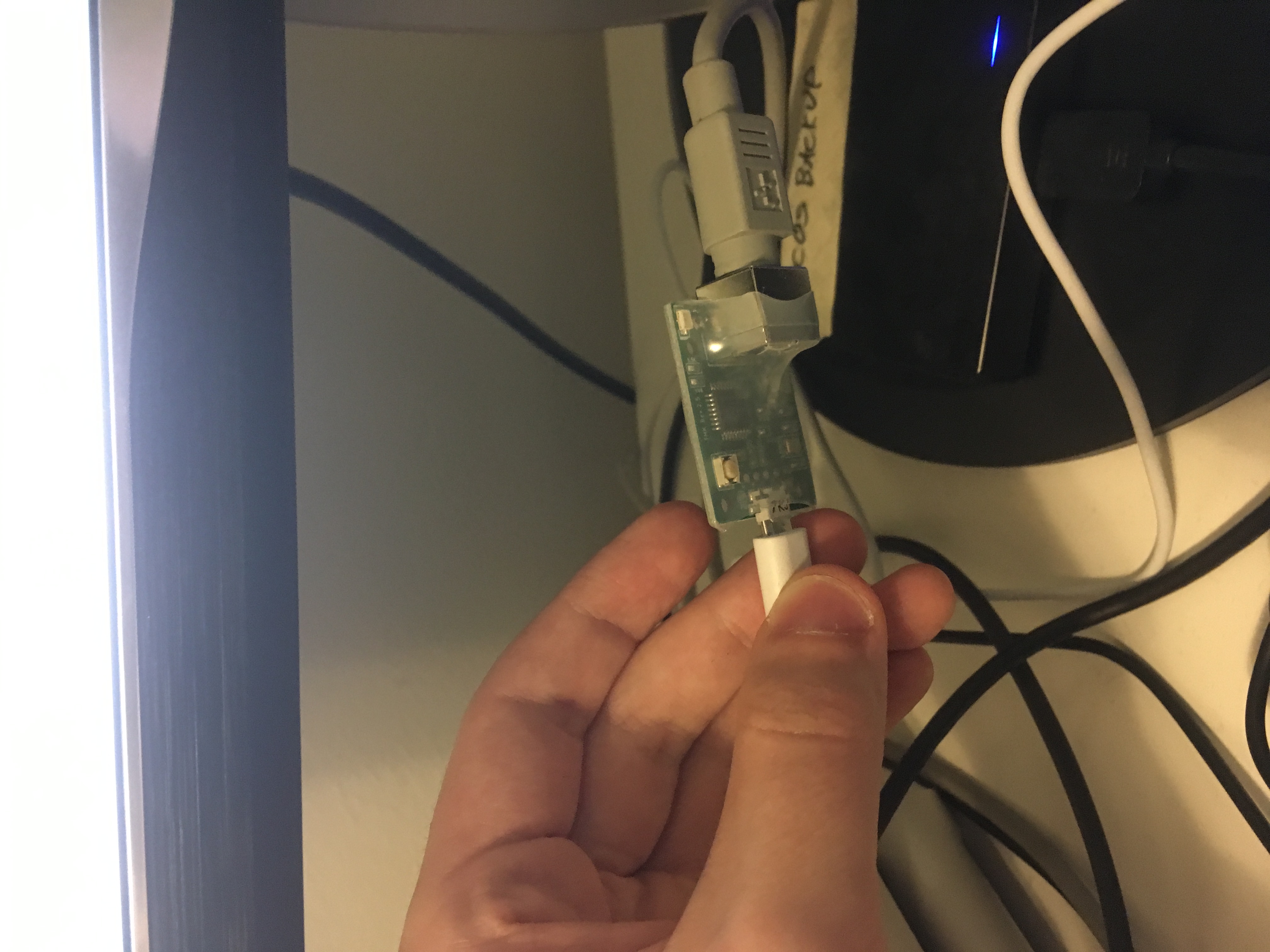 custom ADB–USB adapter