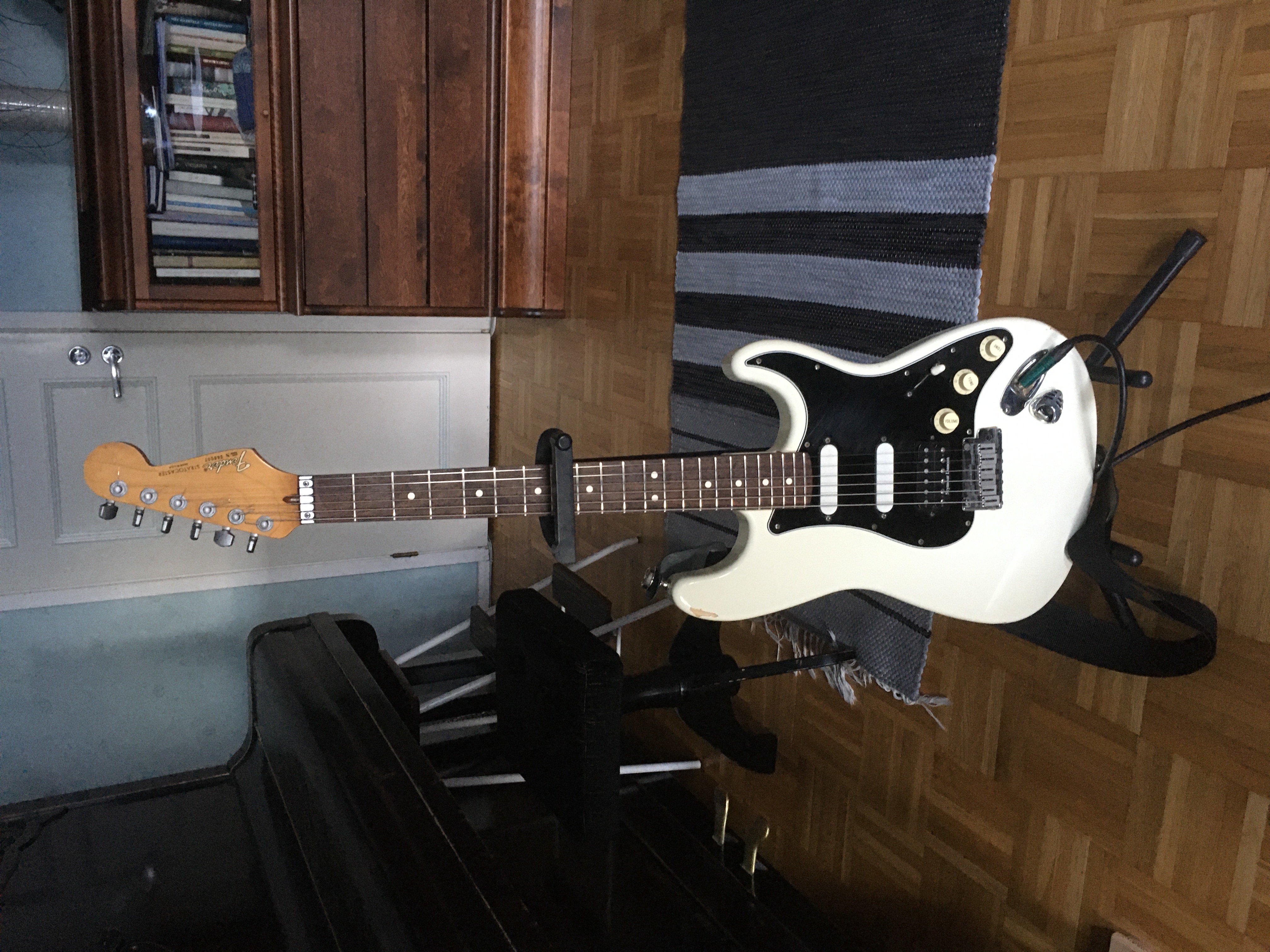 reassembled guitar