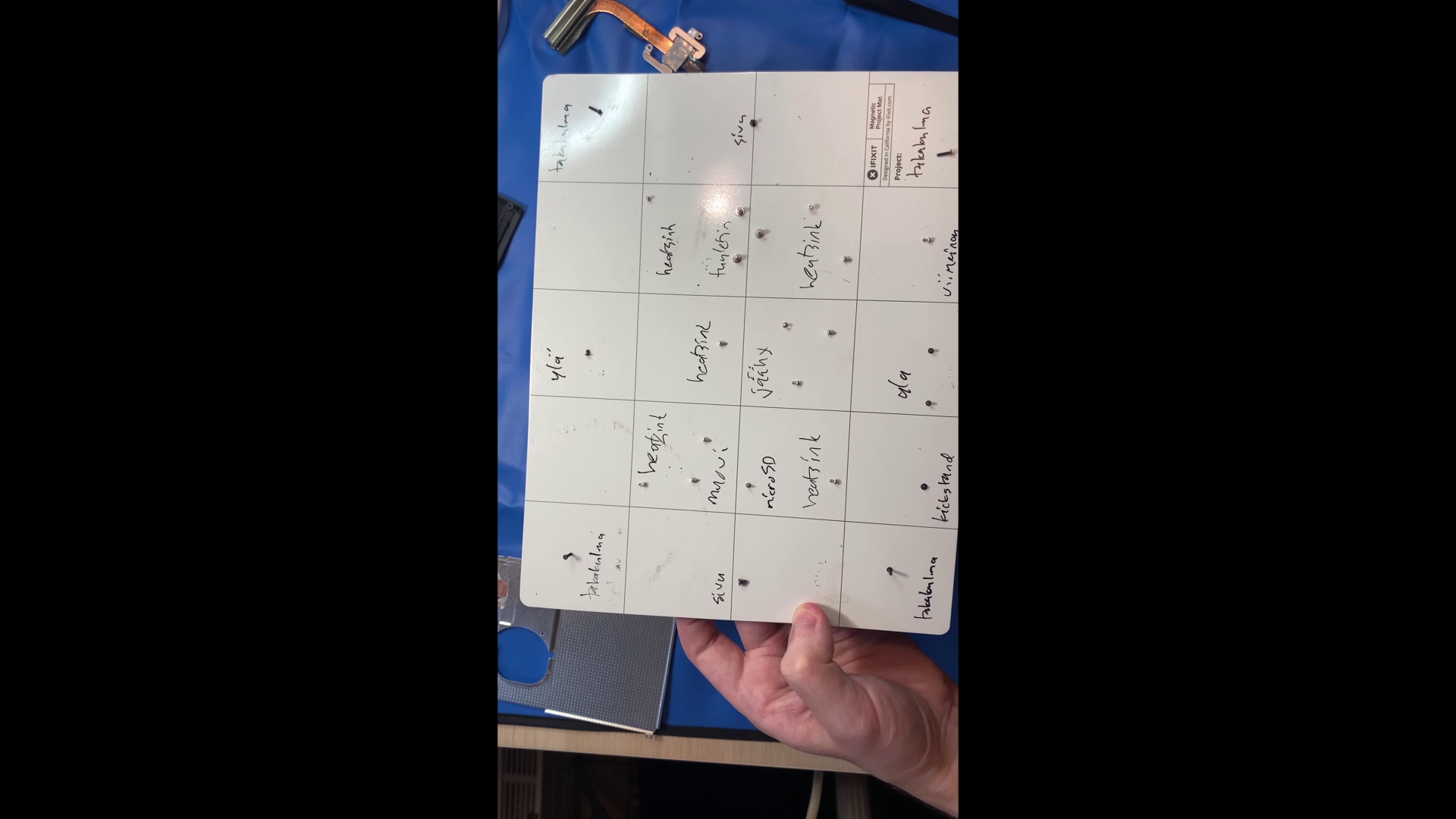 magnetic project mat