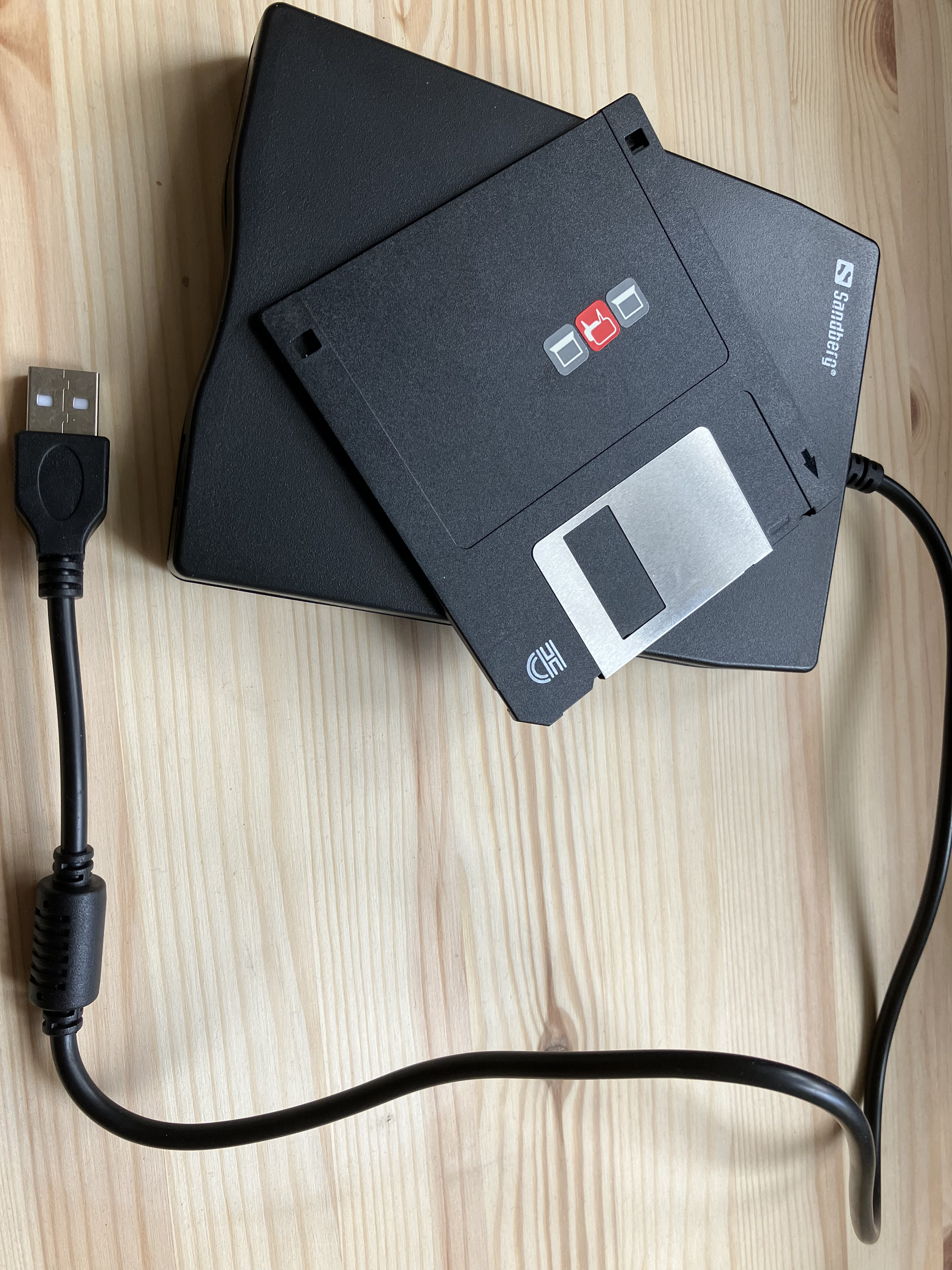 an USB floppy drive