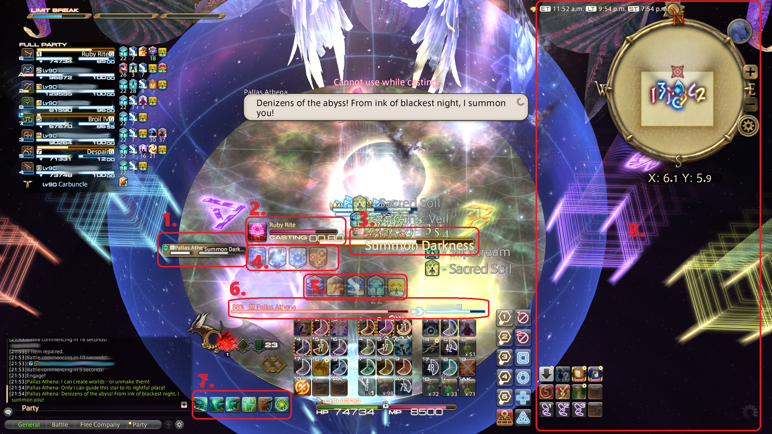 battle HUD