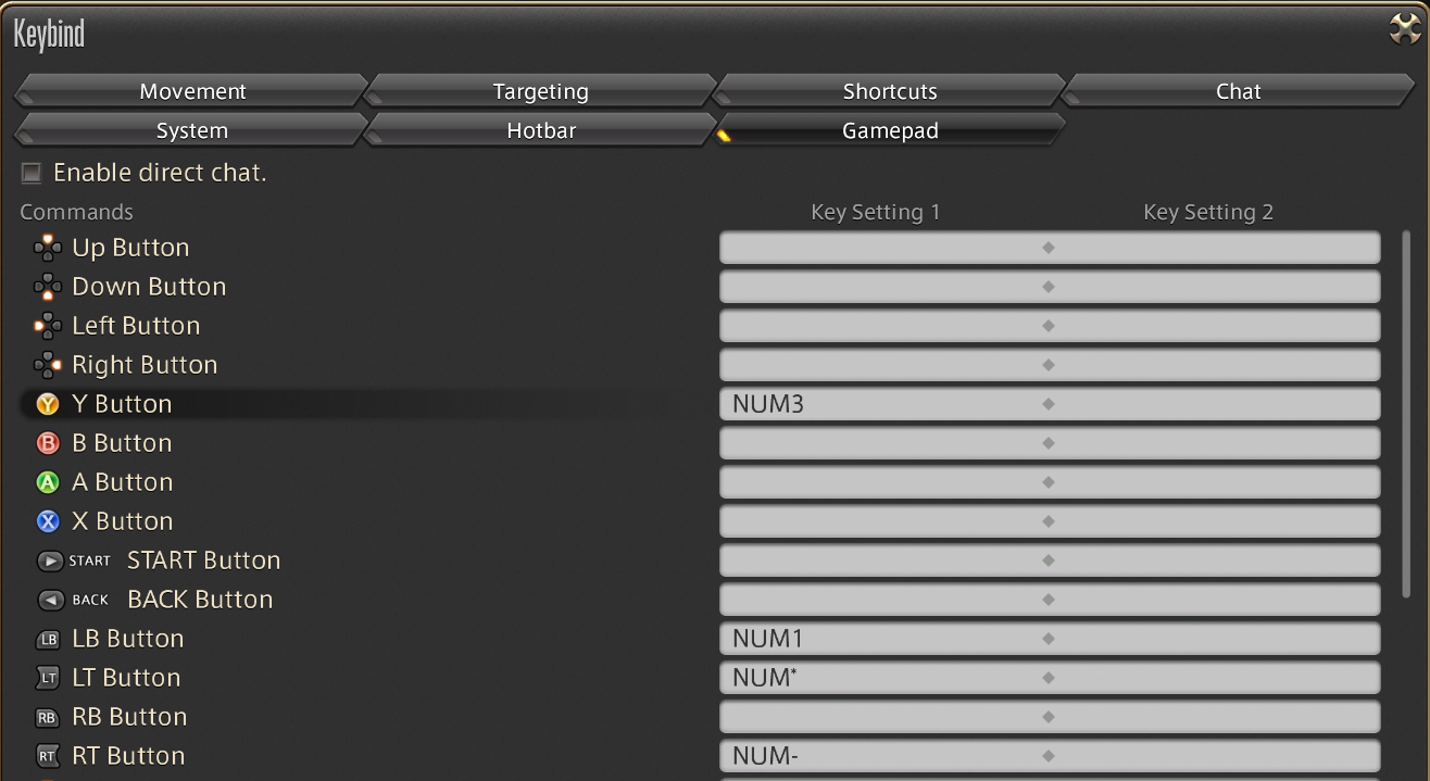keybinds 2