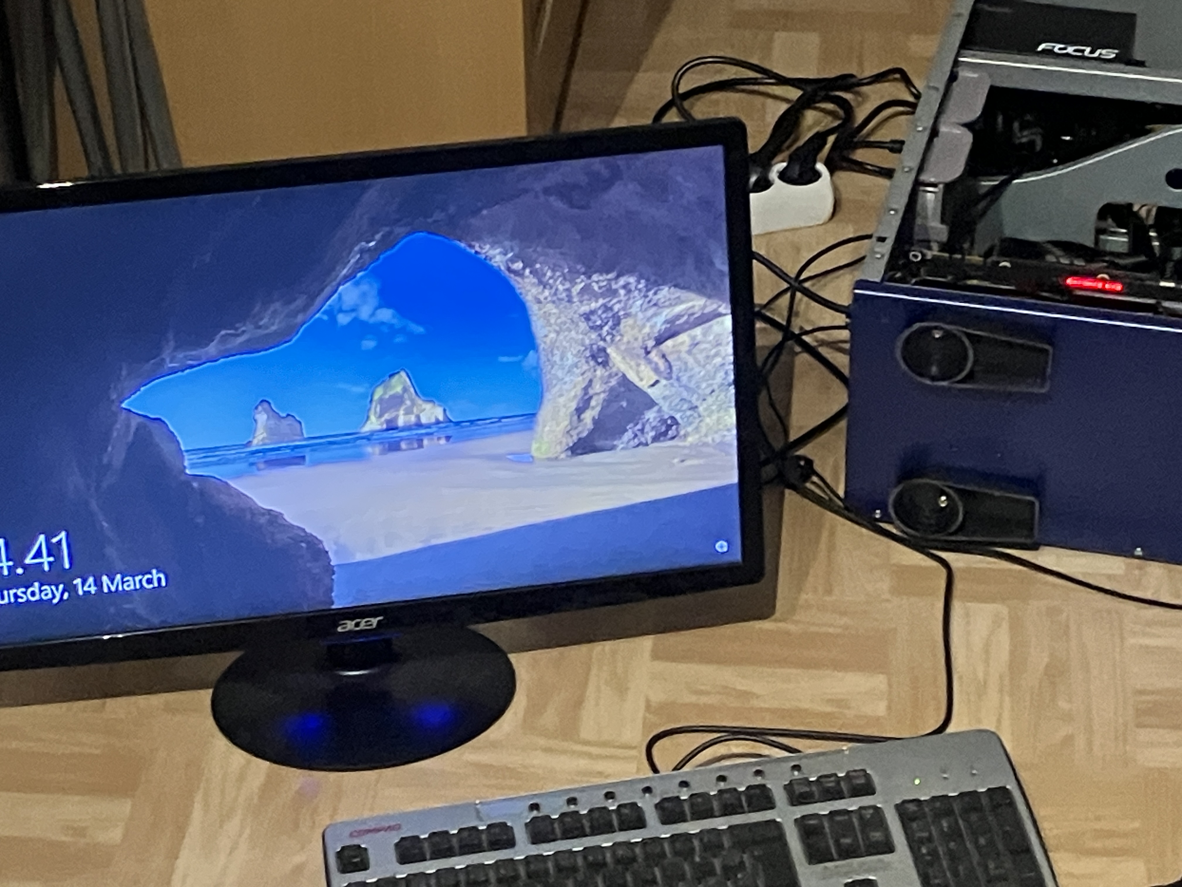 booted into Windows
