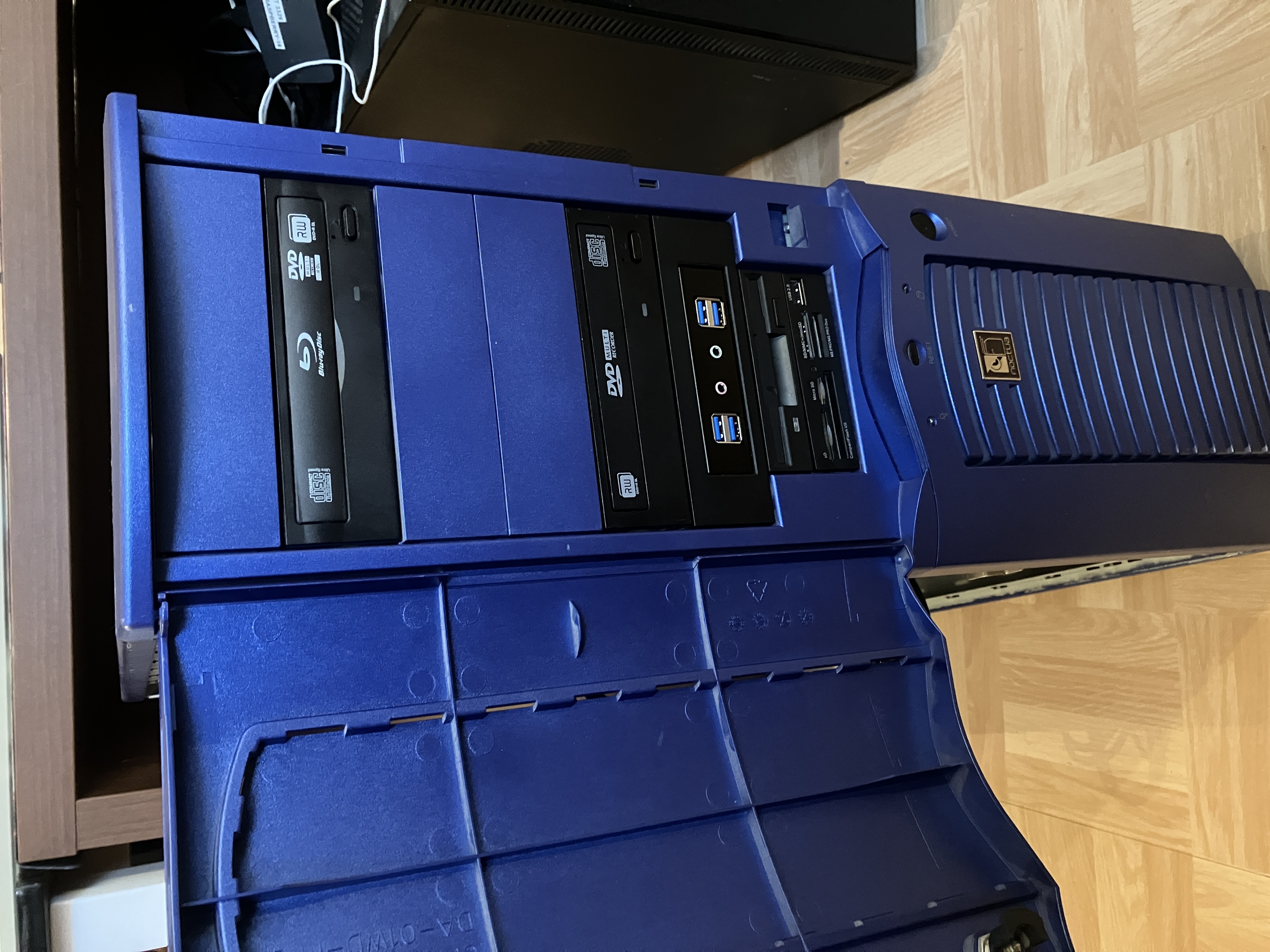 the finished front panel