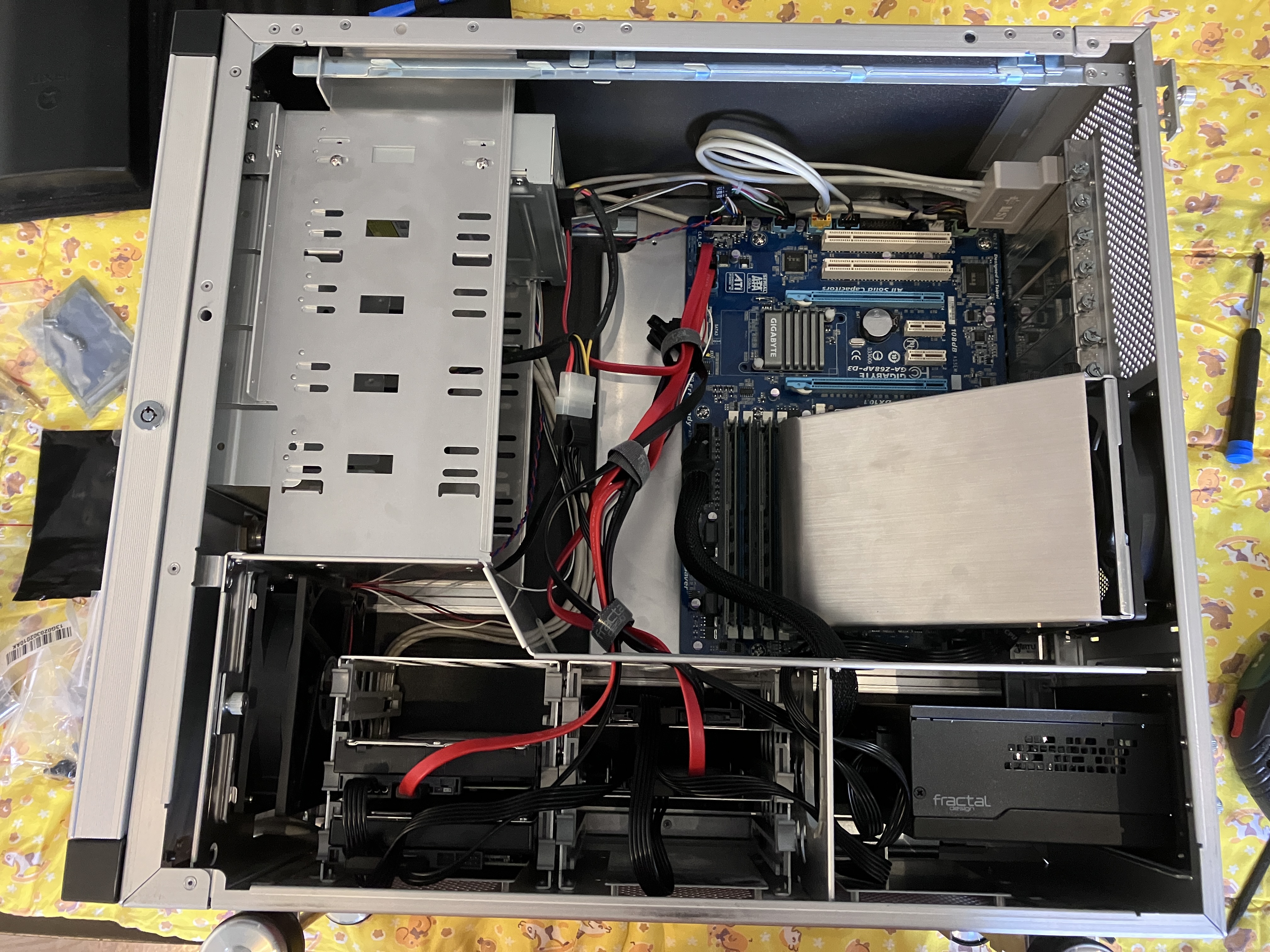 the rehoused build from the side